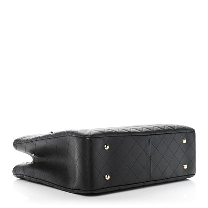 Chanel Caviar Quilted Large Shopping Tote Black 4 of 10