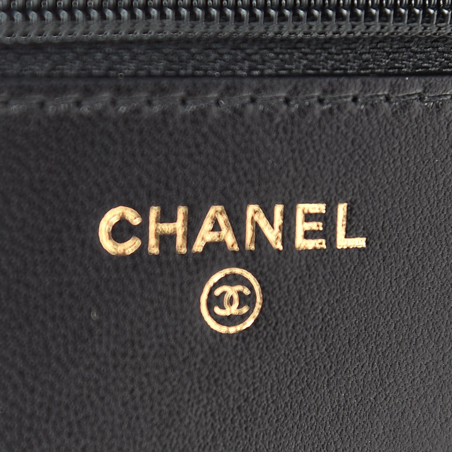 Lambskin Quilted All About Chanel Wallet On Chain WOC Black