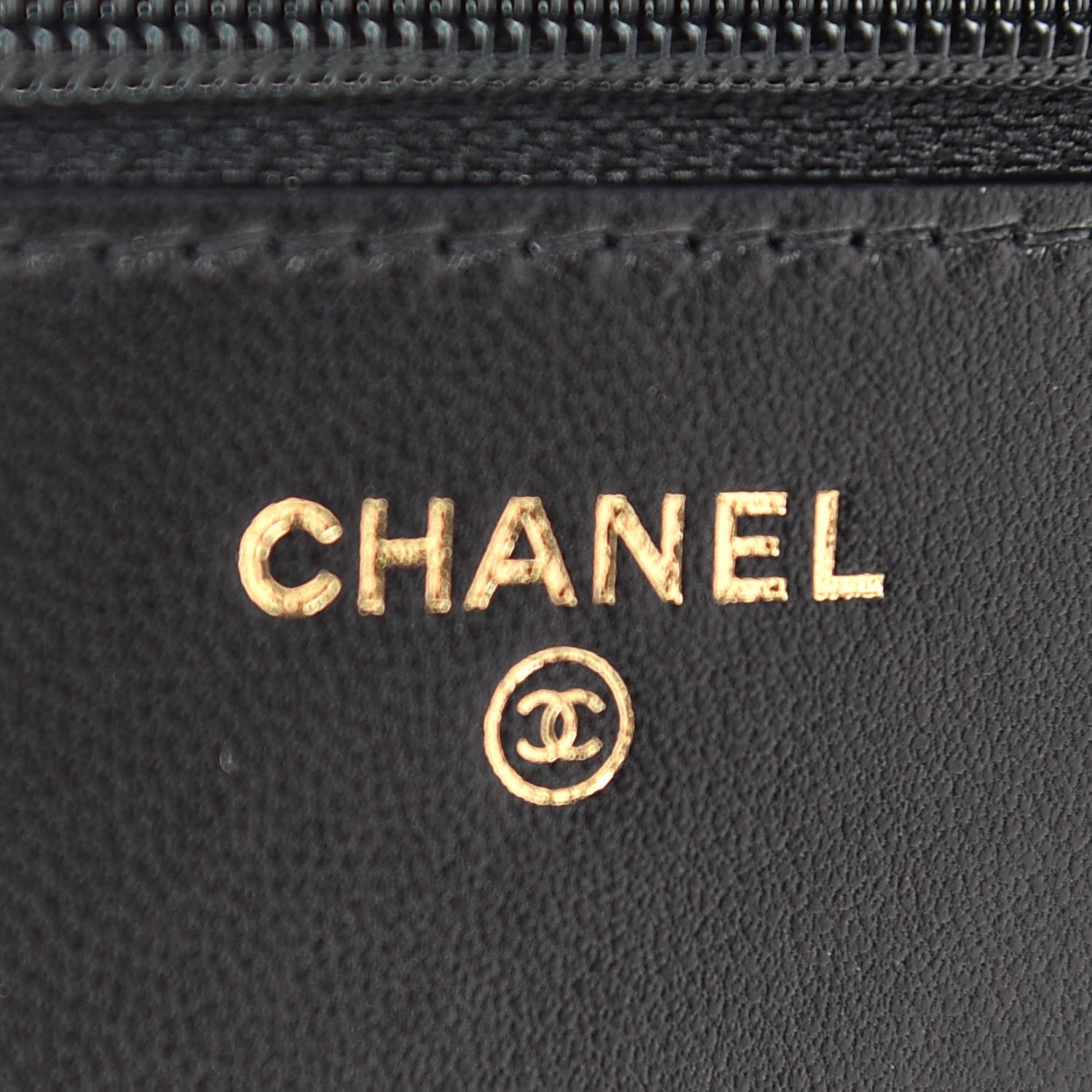 Chanel Lambskin Quilted All About Chanel Wallet On Chain WOC Black 6 of 10