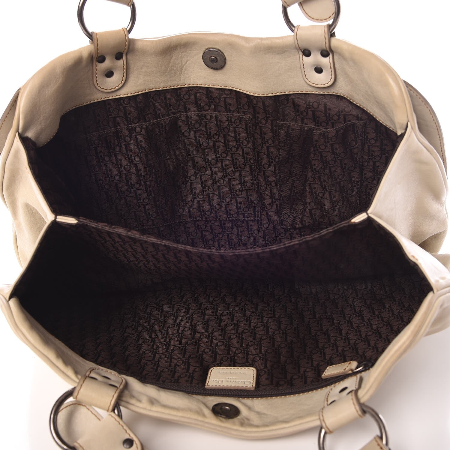 Christian Dior Calfskin Medium Gaucho Double Saddle Bag 5 of 14