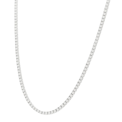 Parker & West by FASHIONPHILE 14K White Gold Diamond 3.90ctw Tennis Necklace 5 of 10