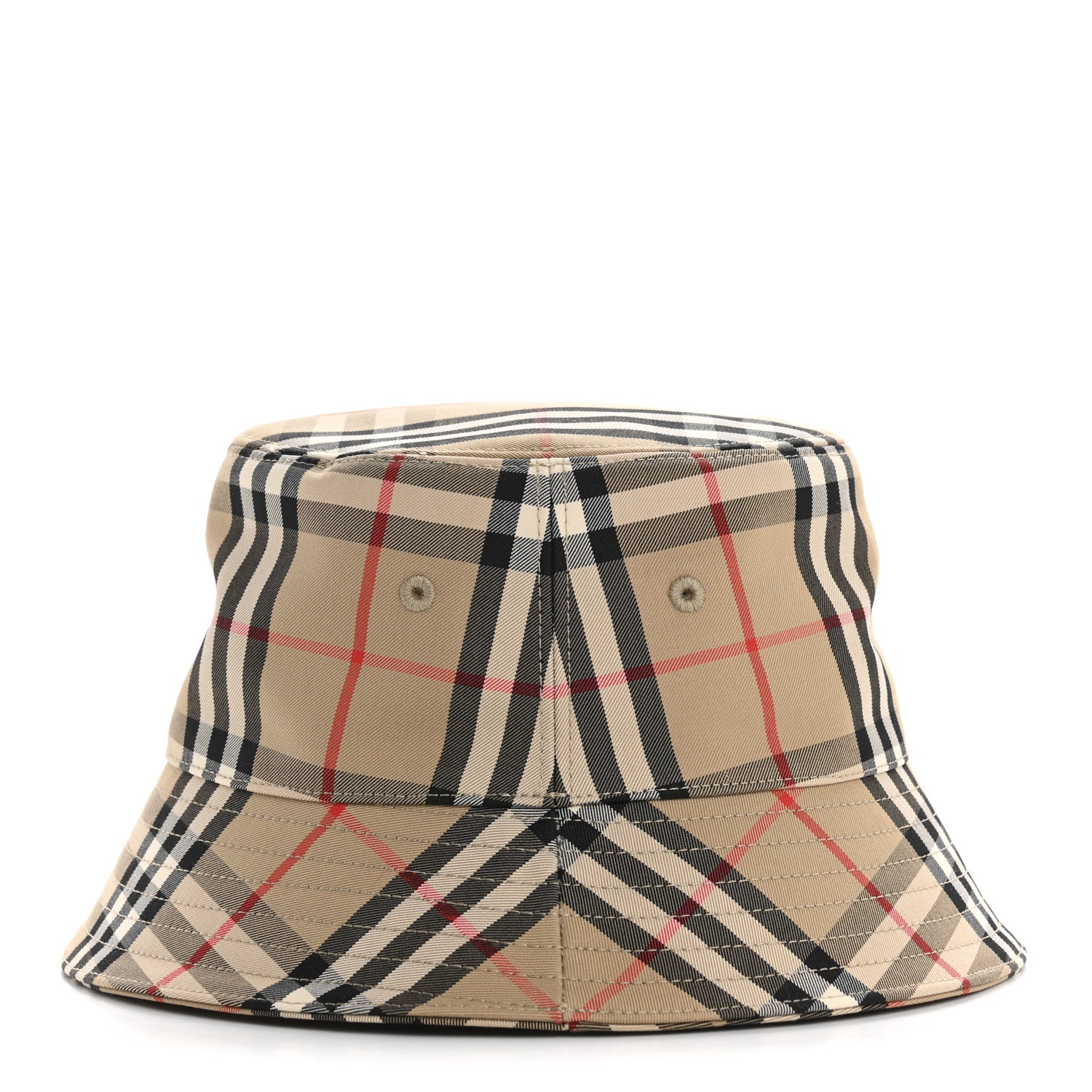 Burberry Technical Cotton Vintage Check Bucket Hat S Archive Beige 5 of 9