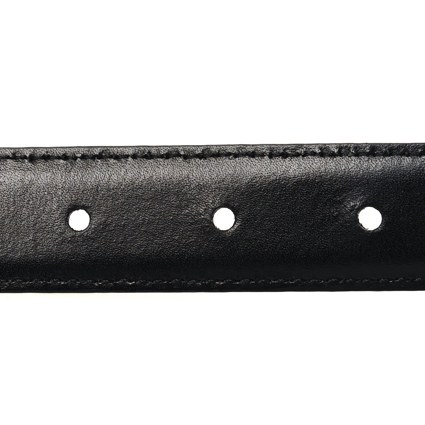 Box Calfskin Medium 25mm Triomphe 75 30 Belt Black