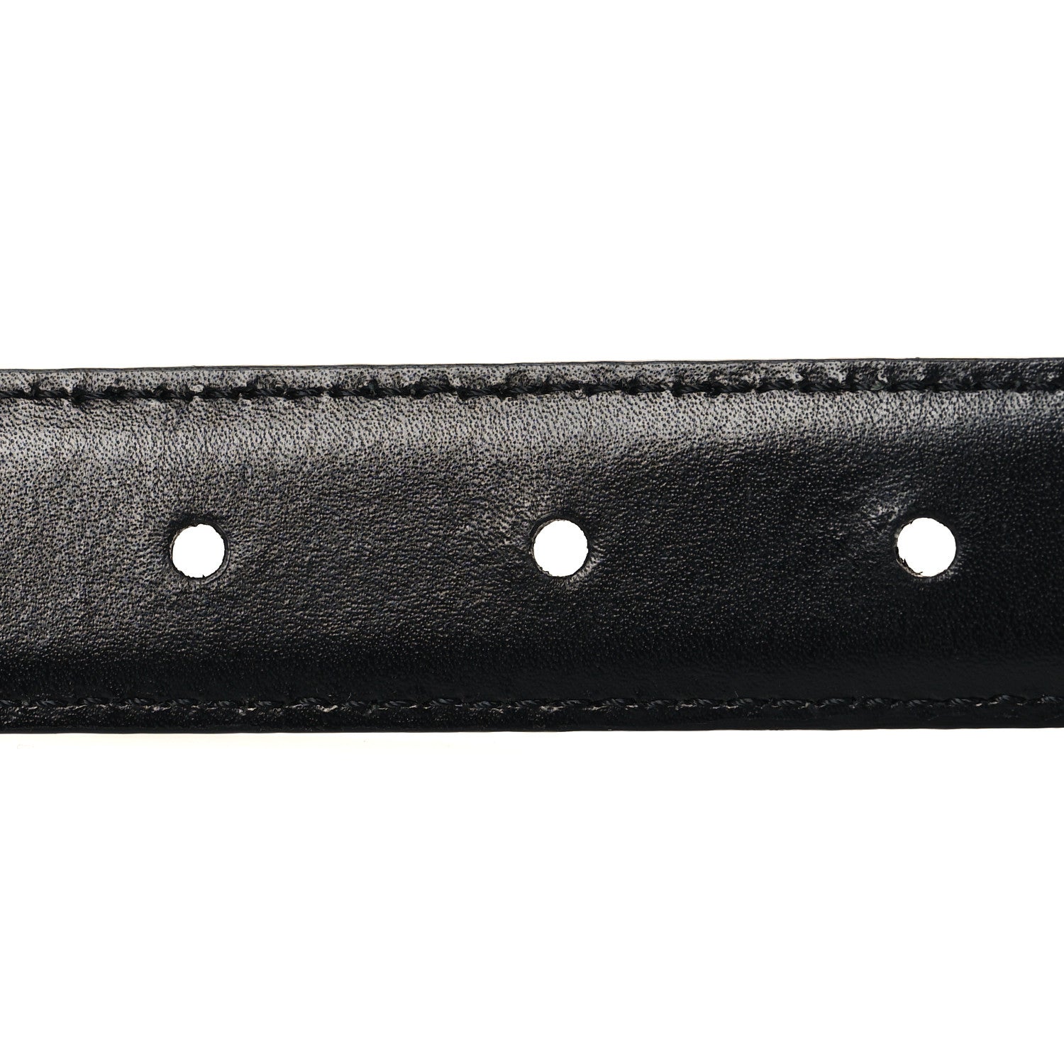 Celine Box Calfskin Medium 25mm Triomphe 75 30 Belt Black 4 of 7