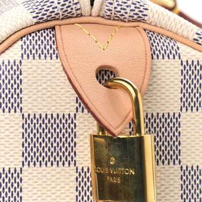 Louis Vuitton Damier Azur Speedy 30 10 of 10