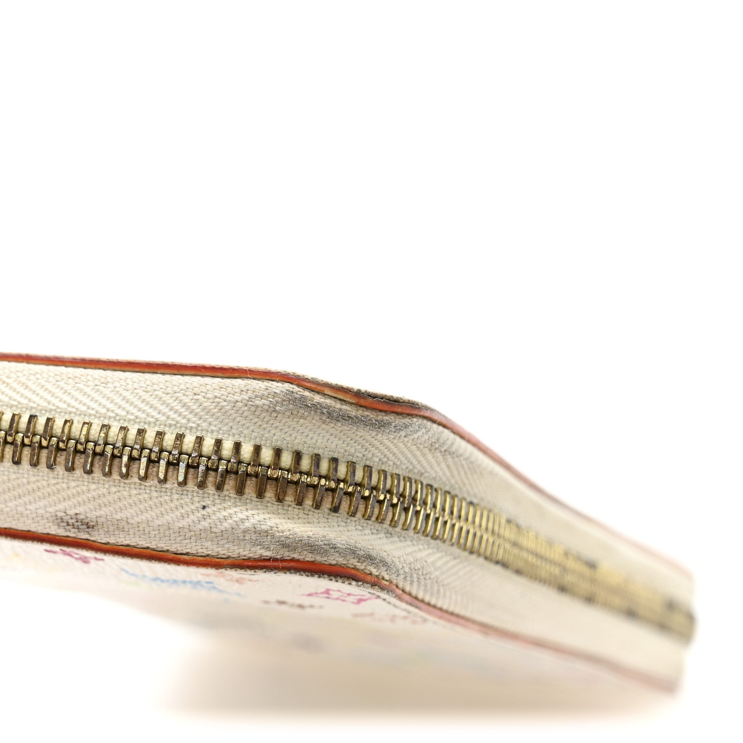 Louis Vuitton Monogram Multicolor Zippy Wallet White Litchi 10 of 10