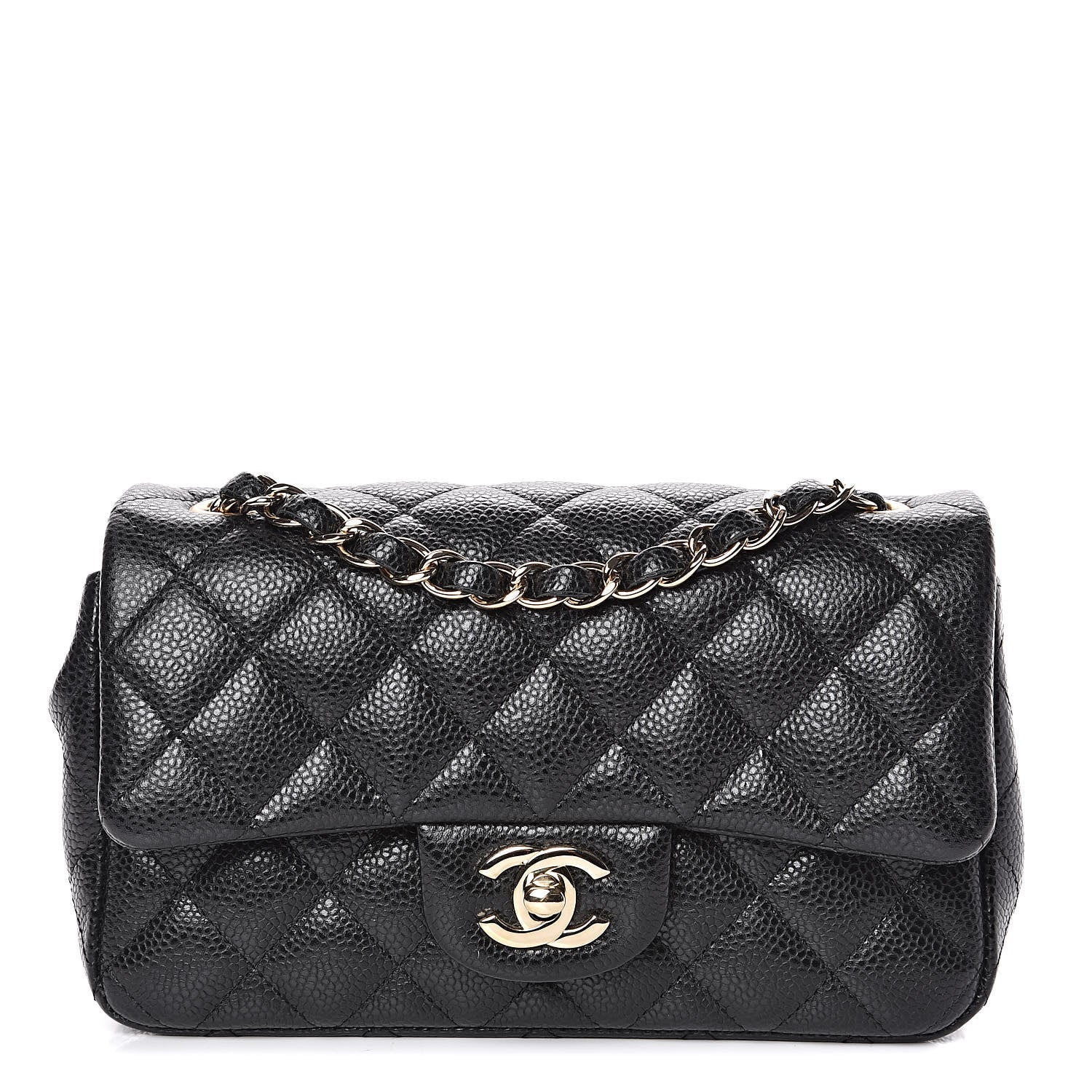 Chanel Caviar Quilted Mini Rectangular Flap Black 1 of 10