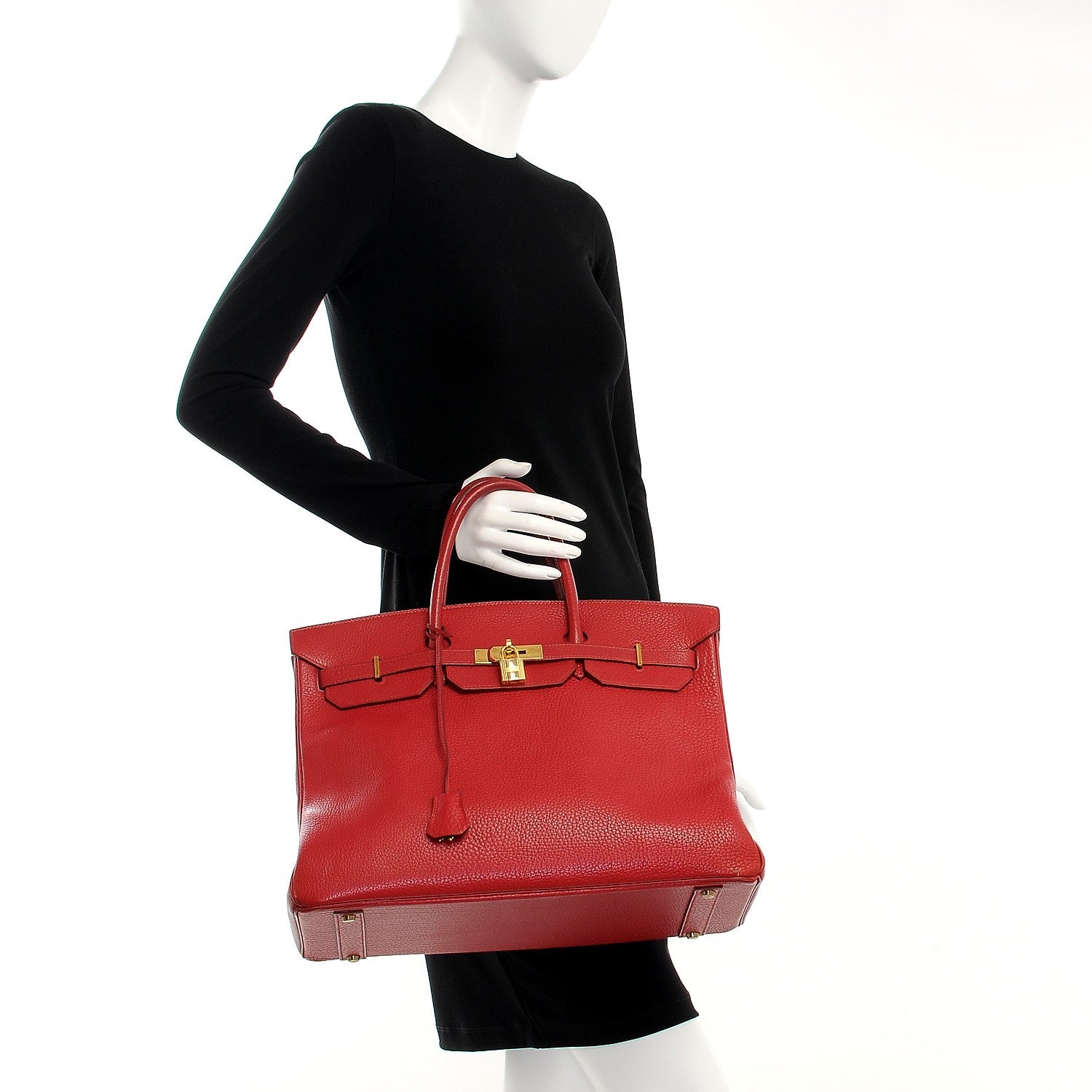 Hermes Fjord Birkin 40 Rouge 2 of 32