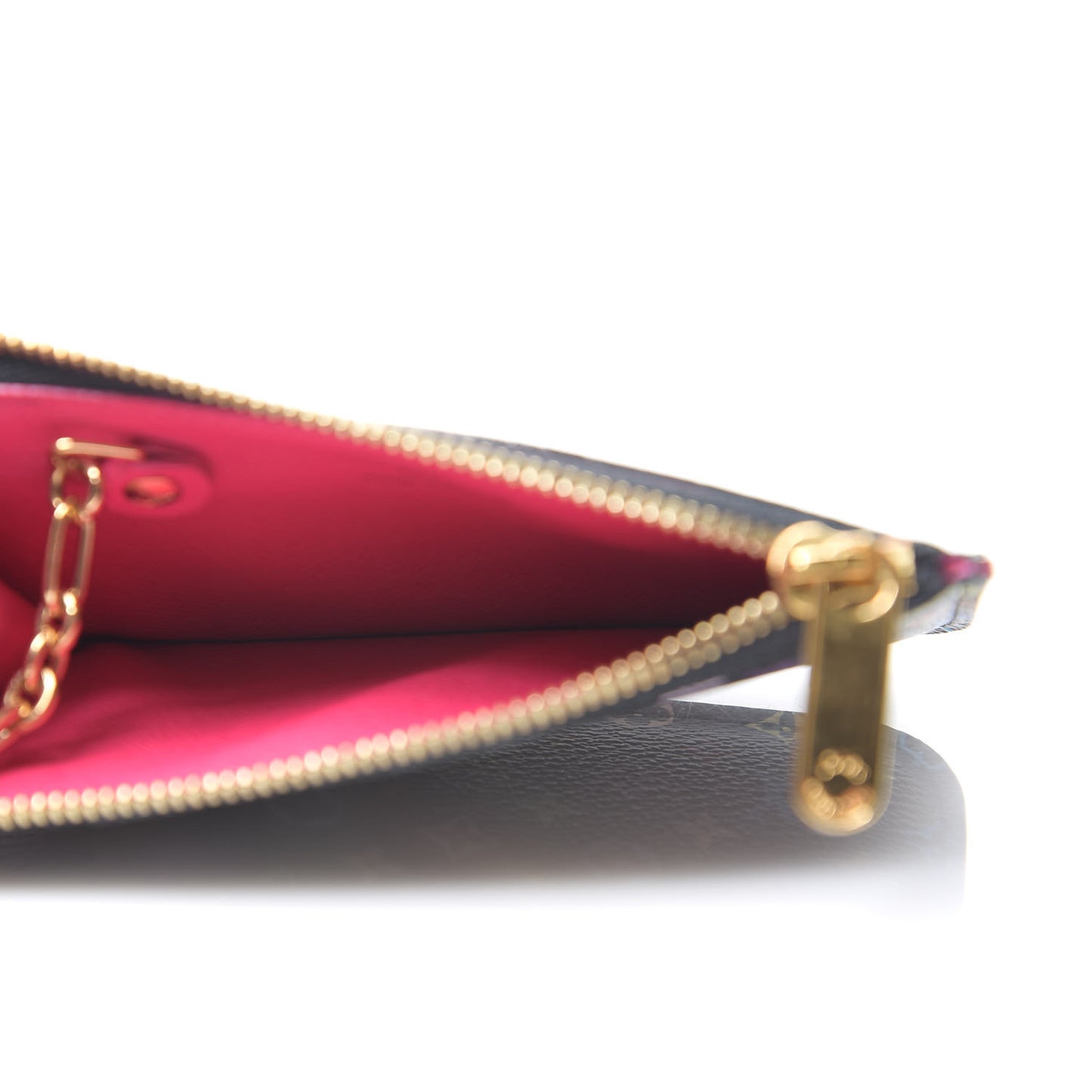 Monogram Multicolor Key Pouch Black Grenade