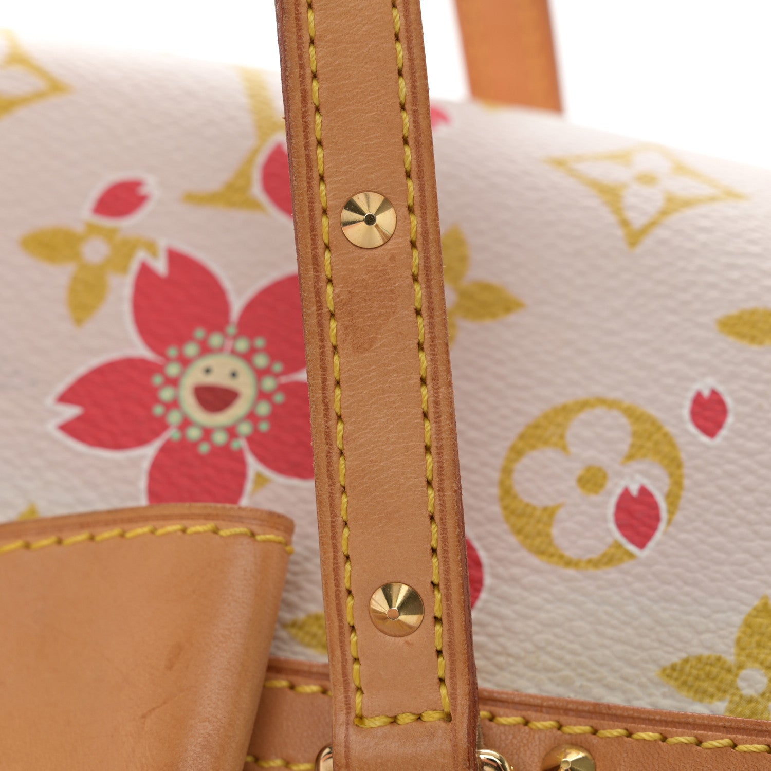 Louis Vuitton LOUIS VUITTON Monogram Cherry Blossom Papillon Red Creme 14 of 14