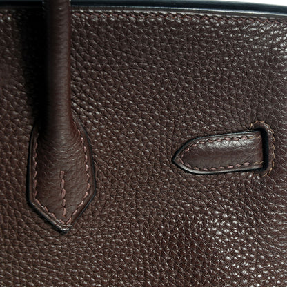 Hermes Togo Birkin 25 Marron Fonce 6 of 22