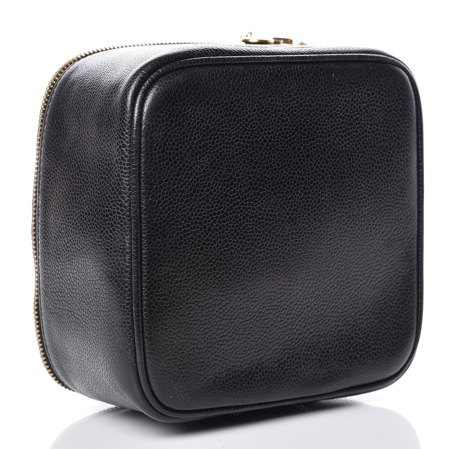 Chanel Caviar CC Vanity Cosmetic Case Black 4 of 11