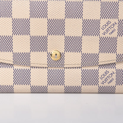 Louis Vuitton Damier Azur Emilie Wallet 10 of 13
