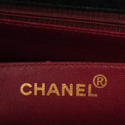 Chanel Lambskin Quilted XL Jumbo Single Flap Black 6 of 11