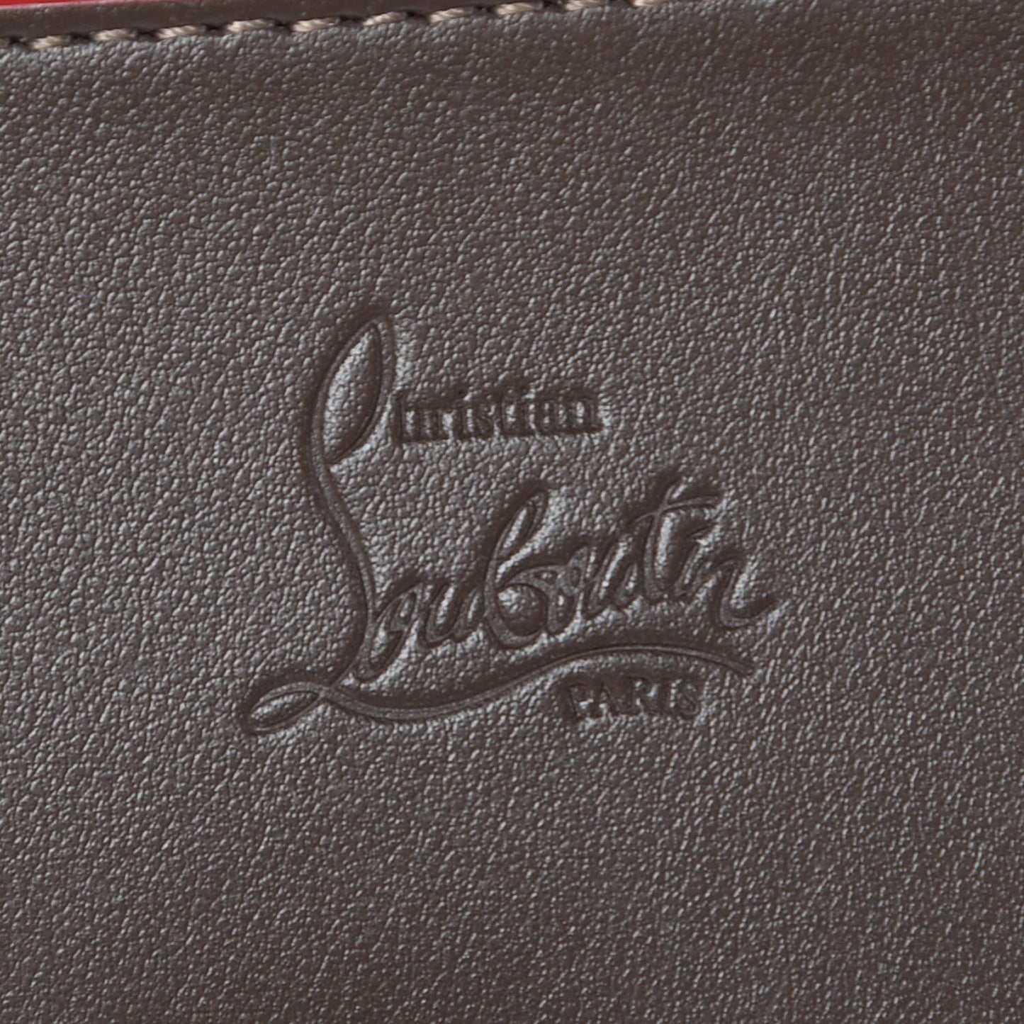 Calfskin Macaron Spiked Flap Wallet Cafe