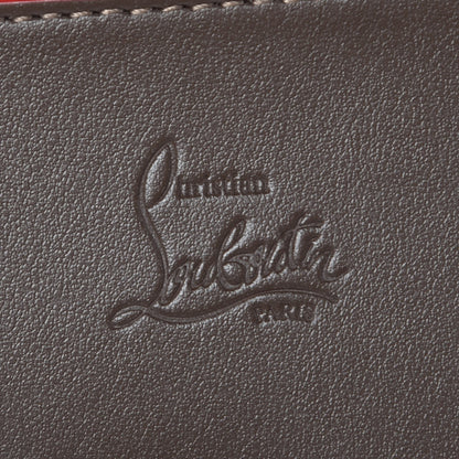 Christian Louboutin Calfskin Macaron Spiked Flap Wallet Cafe 6 of 9