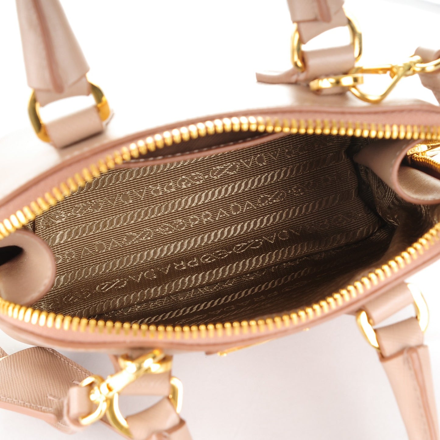 Saffiano Lux Mini Promenade Tote Cammeo