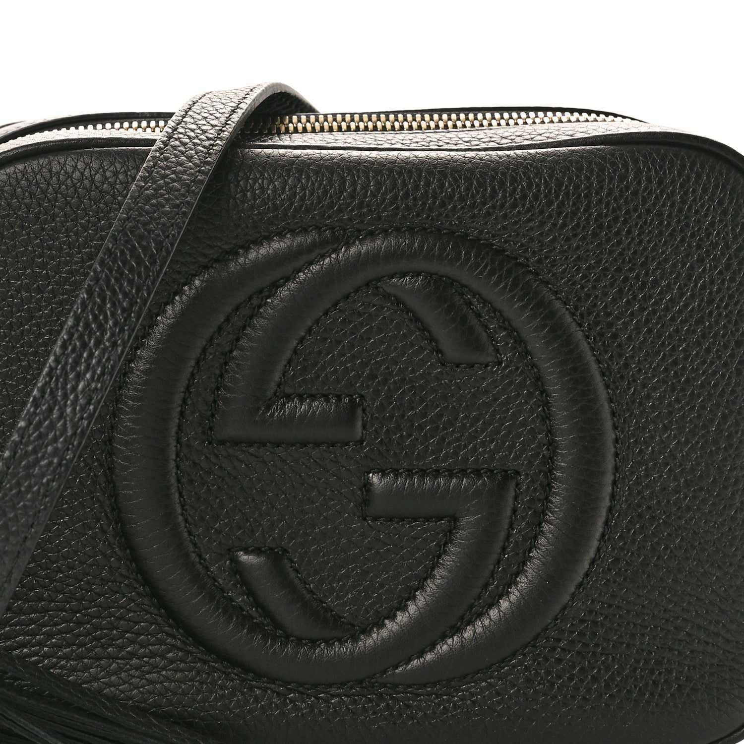 Gucci Pebbled Calfskin Small Soho Disco Bag Black 8 of 10