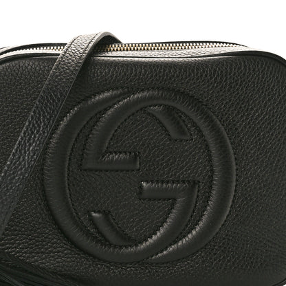 Gucci Pebbled Calfskin Small Soho Disco Bag Black 8 of 10