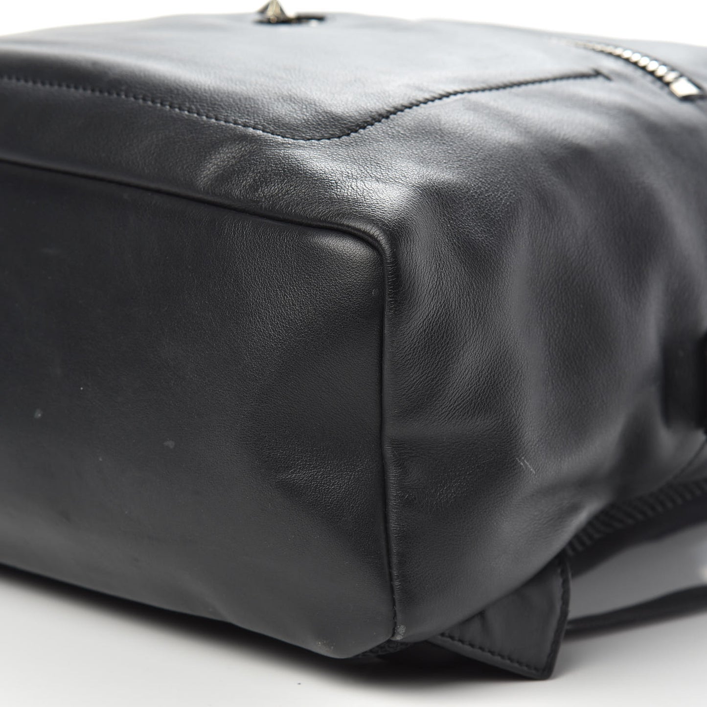 Calfskin Faces Backpack Black