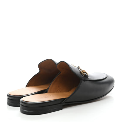 Gucci Calfskin Womens Princetown Slippers 36.5 Black 4 of 8