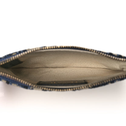 Christian Dior Oblique Dior Pouch Navy 5 of 9