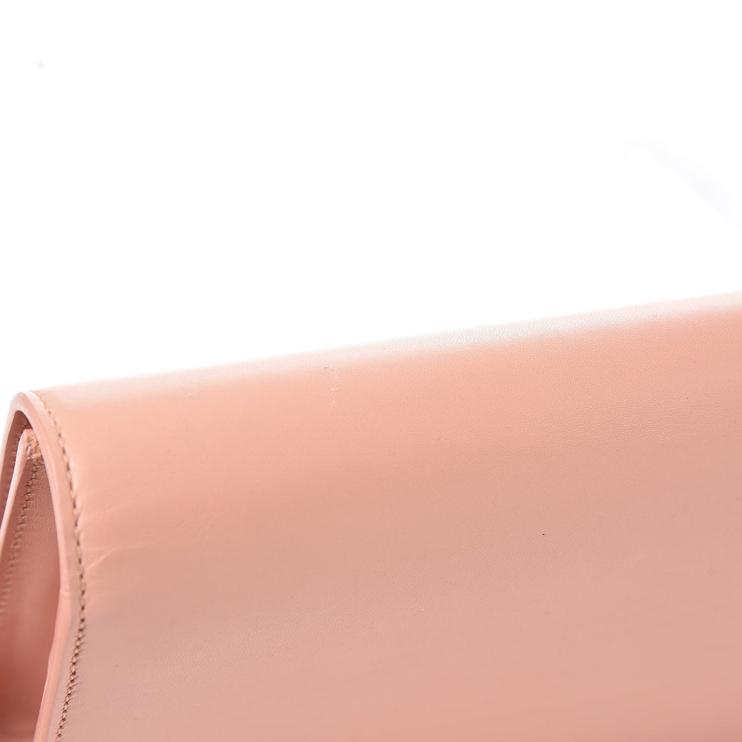 Smooth Calfskin Classic Monogram Clutch Blush