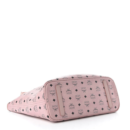 MCM Visetos Medium Anya Shopper Tote Light Pink 4 of 11