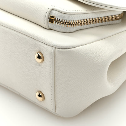 Chanel Caviar Quilted Small Business Affinity Flap White 9 of 9