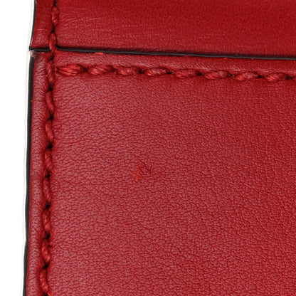 Gucci Calfskin Studded Small Padlock Shoulder Bag Hibiscus Red 18 of 21