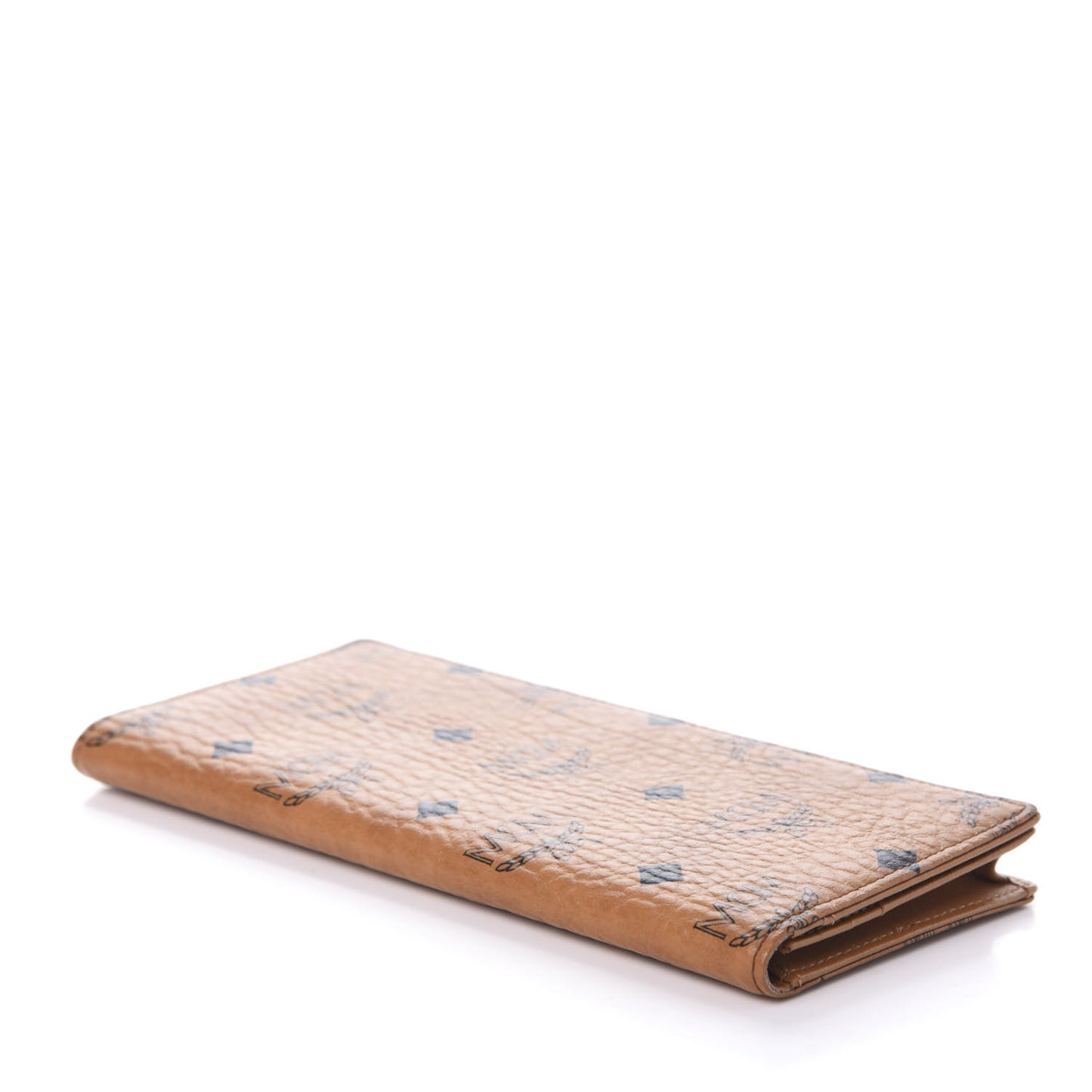 Visetos Bi-Fold Long Wallet Cognac