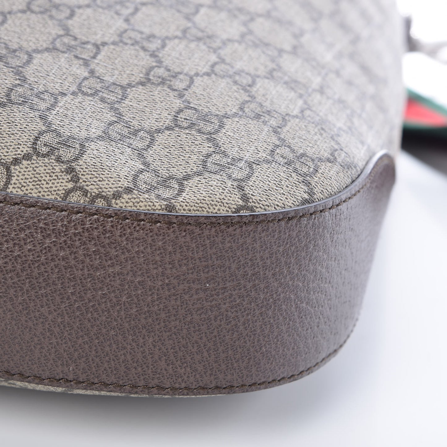 GG Supreme Monogram Web Medium Dionysus Hobo Brown