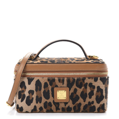 MCM Calf Hair Calfskin Vanity Case Leopard 1 of 11