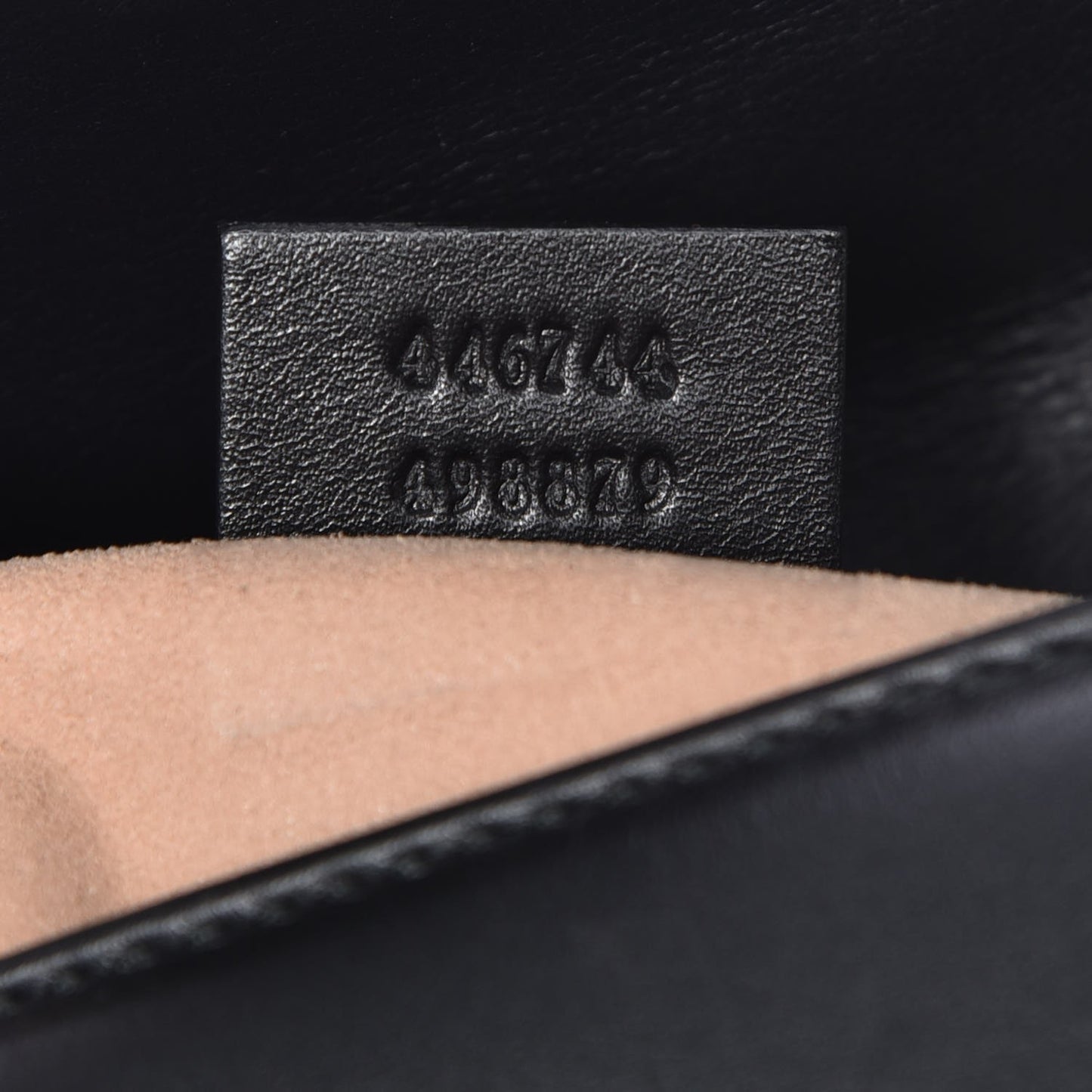 Calfskin Matelasse Mini GG Marmont Shoulder Bag Black