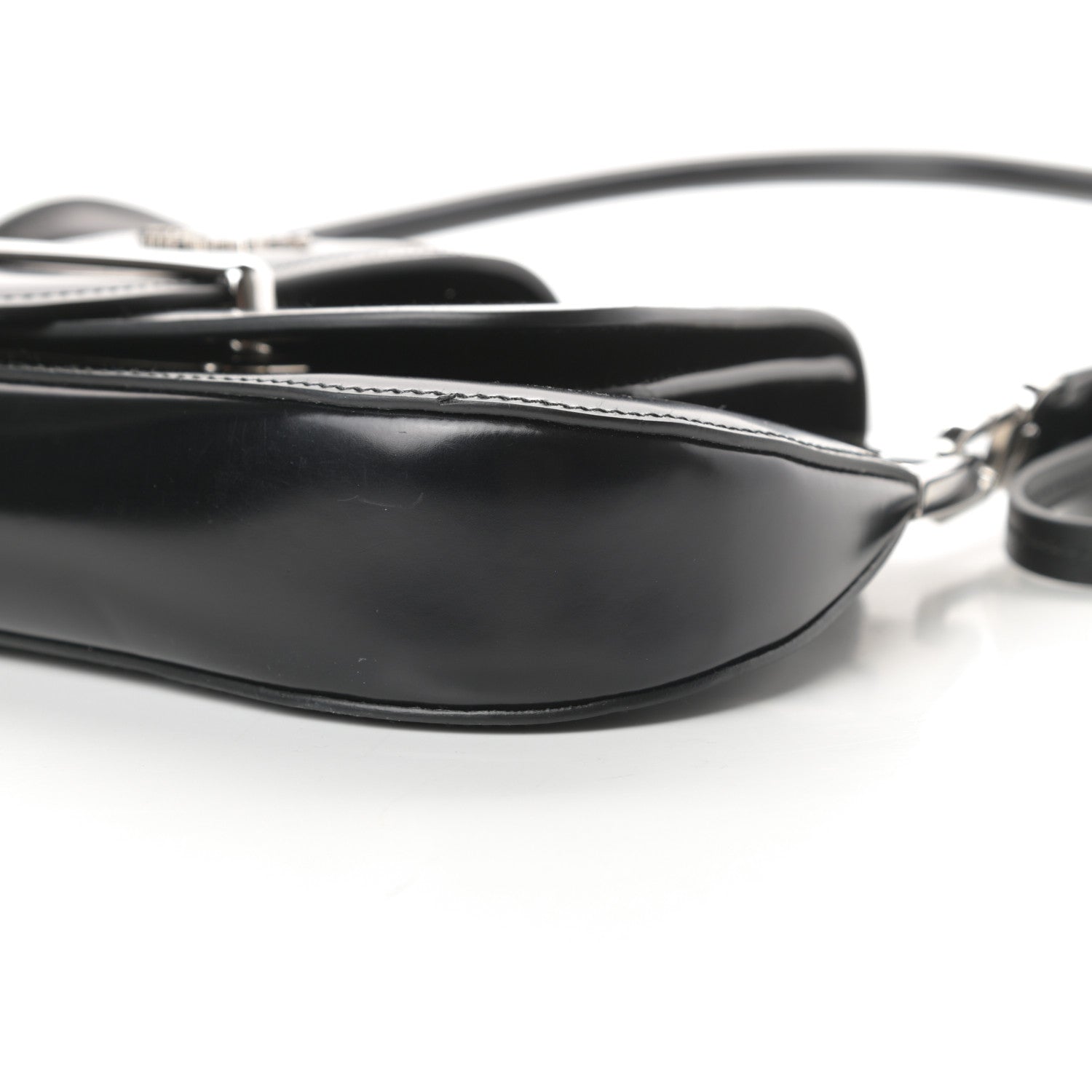 Prada Spazzolato Sidonie Shoulder Bag Black 10 of 15