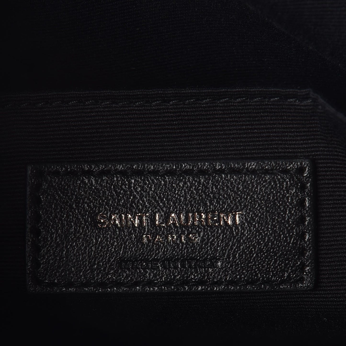 Calfskin Matelasse Monogram Lou Camera Bag Black