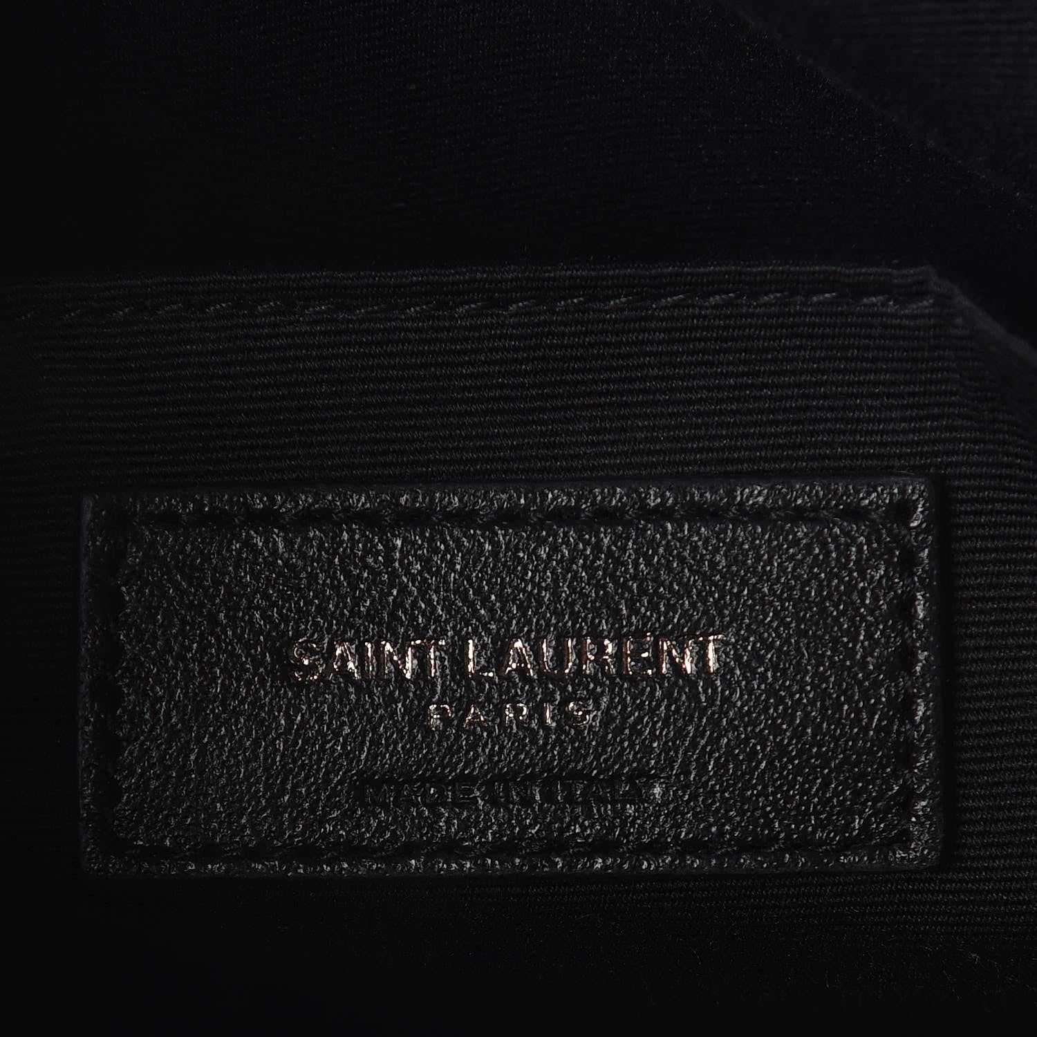 Saint Laurent Calfskin Matelasse Monogram Lou Camera Bag Black 6 of 9