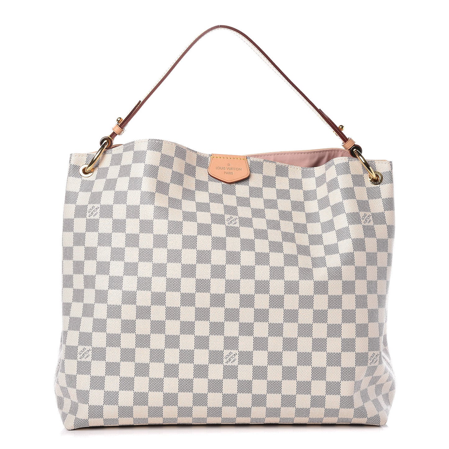 Damier Azur Graceful MM Rose Ballerine