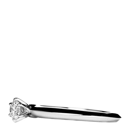 Tiffany Platinum Diamond .21ct Solitaire Engagement Ring 49 4.75 3 of 6