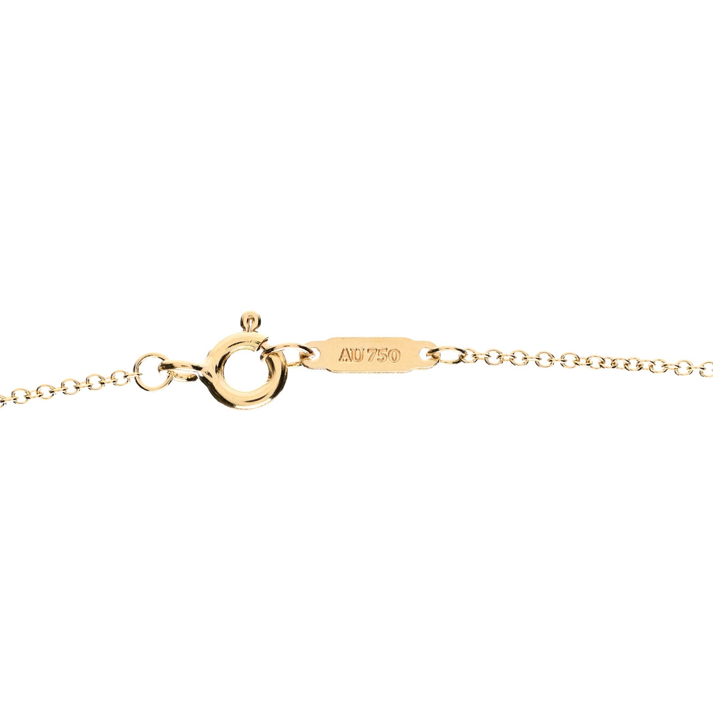 18K Yellow Gold Infinity Endless Necklace
