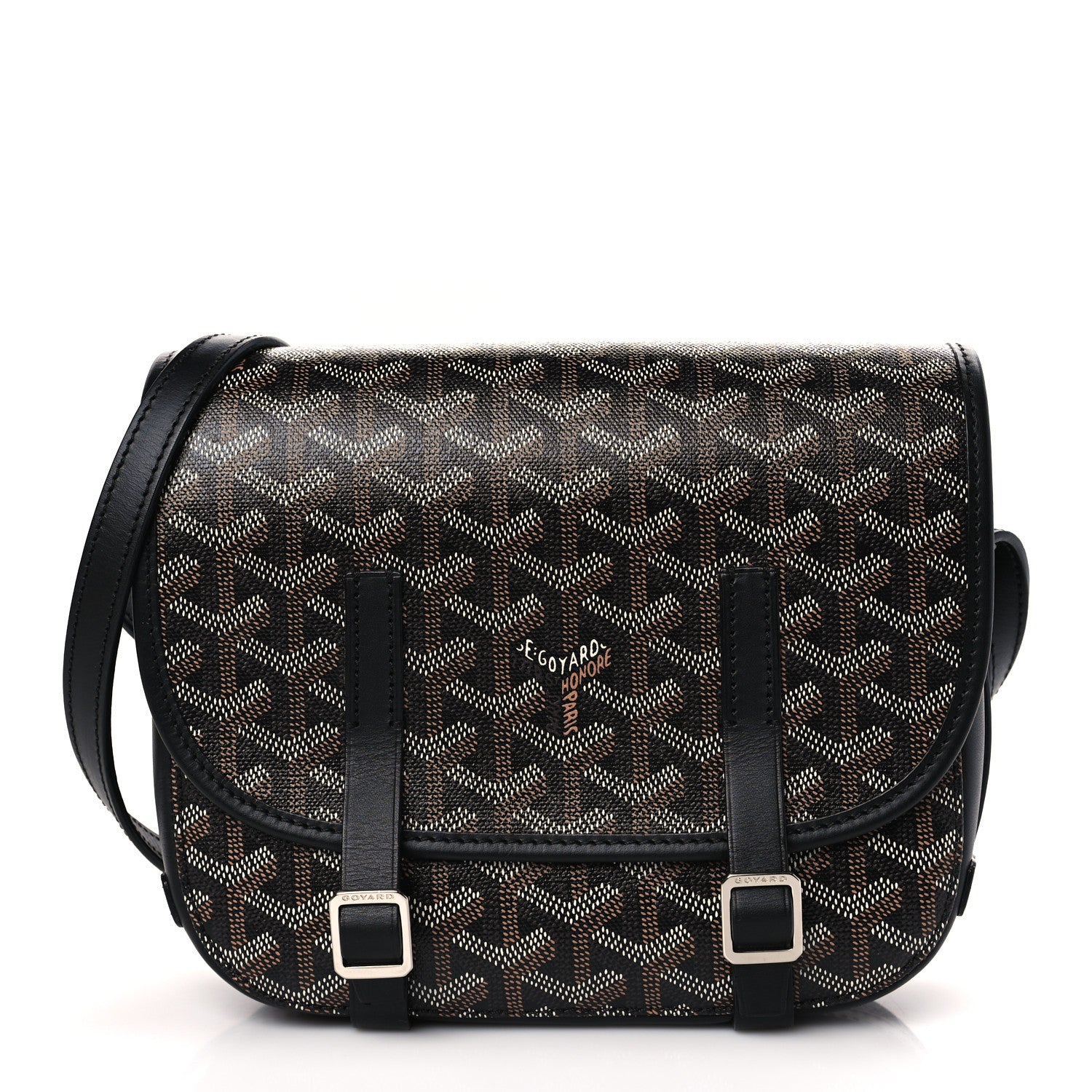 Goyard Goyardine Belvedere PM Messenger Bag Black 1 of 8