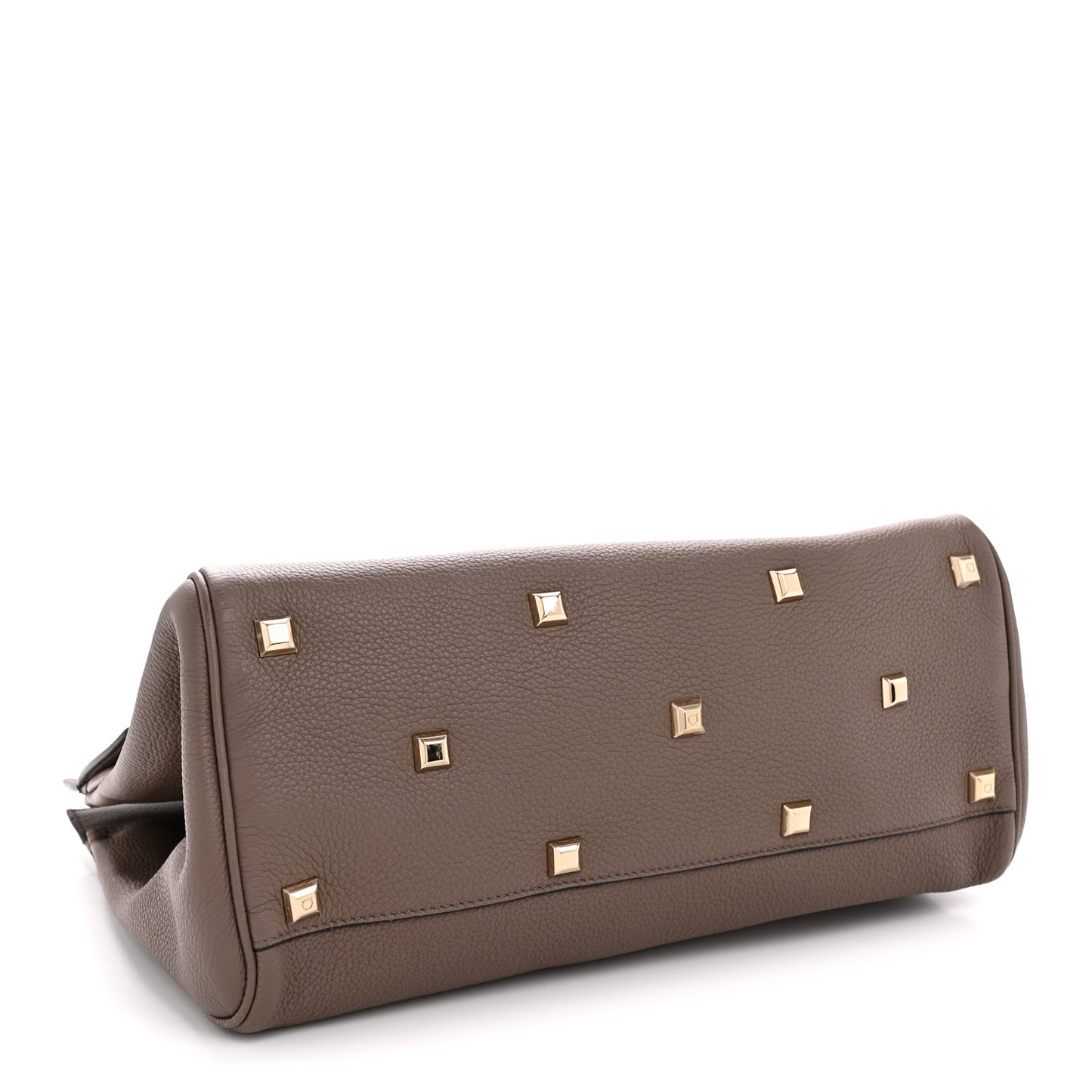Calfskin Large Studio Bag Caraway Seed