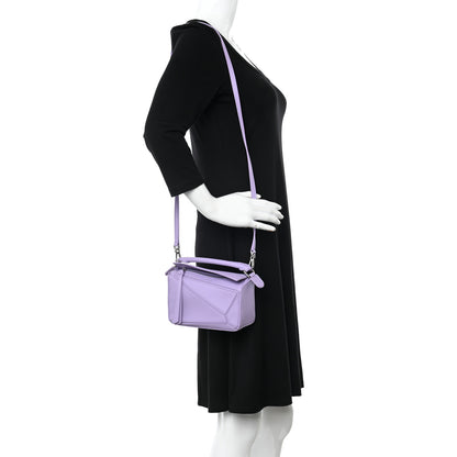 Loewe Calfskin Mini Puzzle Bag Light Mauve 2 of 9