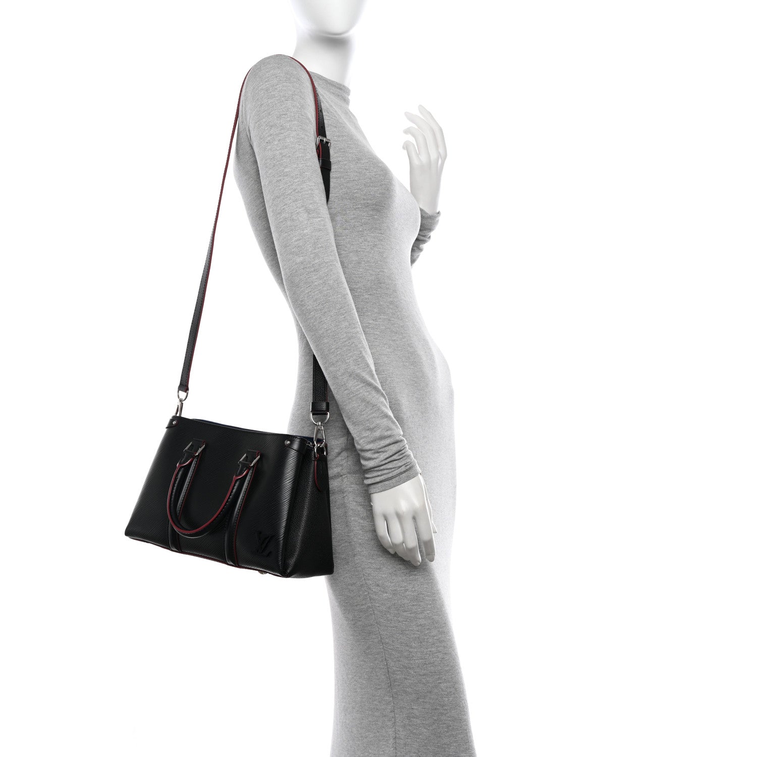 Louis Vuitton Epi Soufflot BB Black 2 of 9