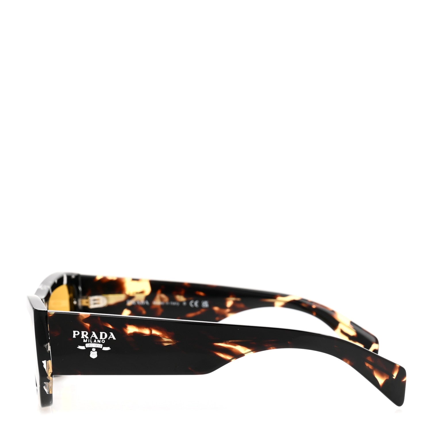 Prada Acetate Pillow Sunglasses SPR A01 Tortoise 3 of 8