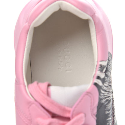 Gucci Calfskin Mystic Cat Rhyton Sneakers 38 Sugar Pink 8 of 9