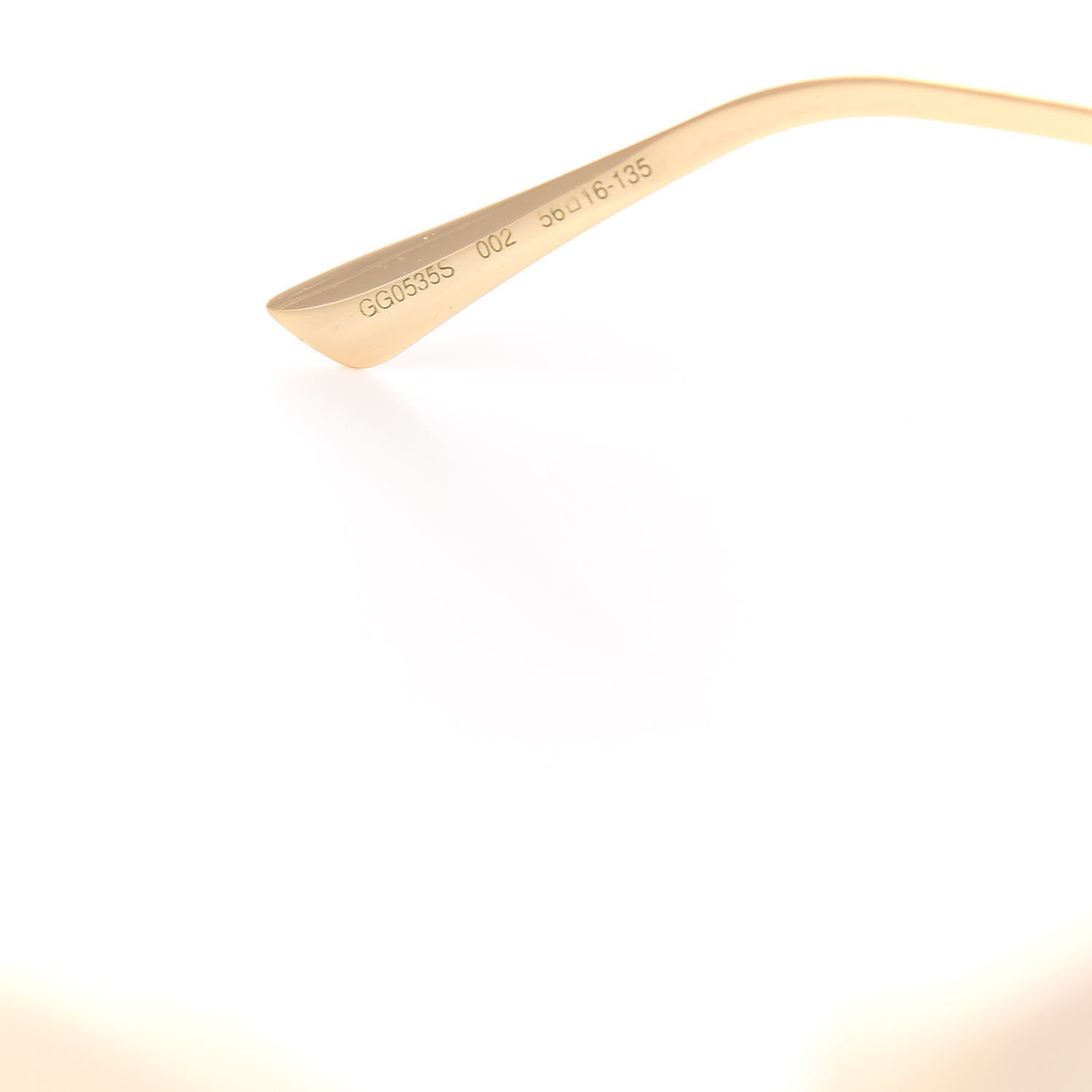 Gucci Acetate Square Frame Wing Sunglasses GG0535S Ivory 5 of 7