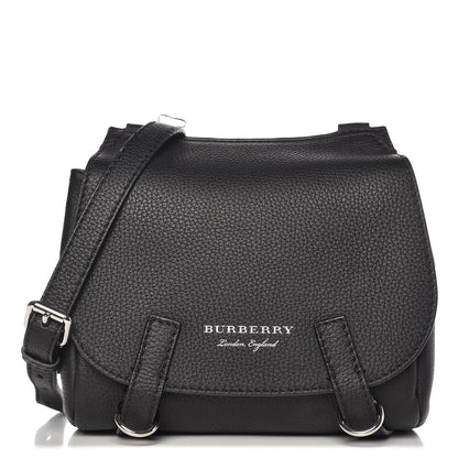 Burberry Soft Grain Calfskin Baby Bridle Saddle Bag Black 1 of 11