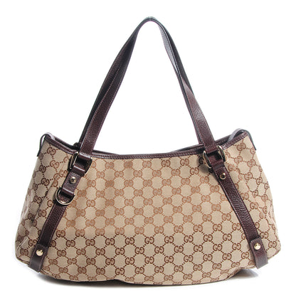 Gucci Monogram Medium Abbey Shoulder Bag Dark Brown 1 of 7