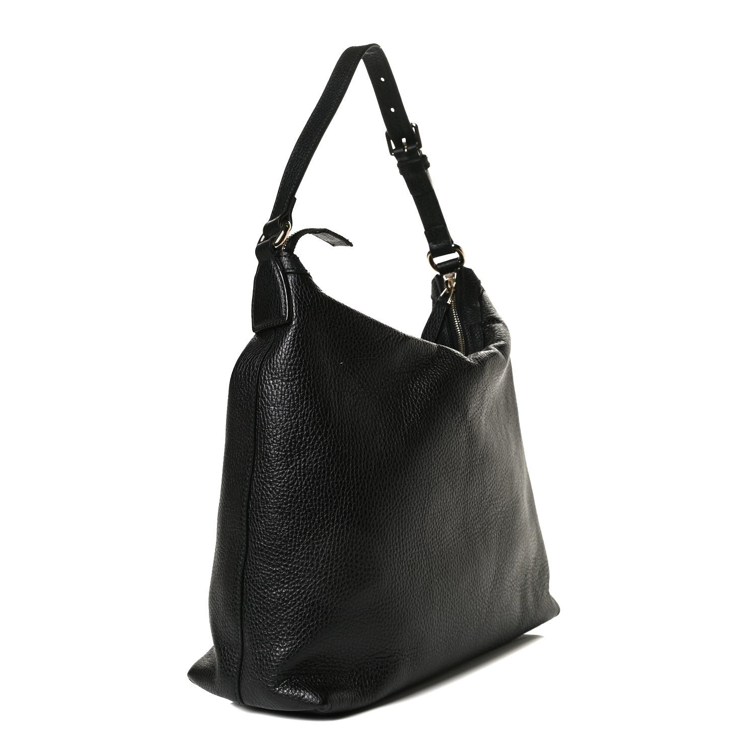 Gucci Dollar Calfskin GG Hobo Black 3 of 15